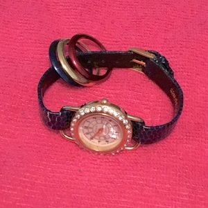Vintage Watch With Interchangeable Rings